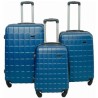 Juego 3 Maletas Azul Rigidas Equipaje Ruedas..