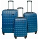Juego 3 Maletas Azul Rigidas Equipaje Ruedas..
